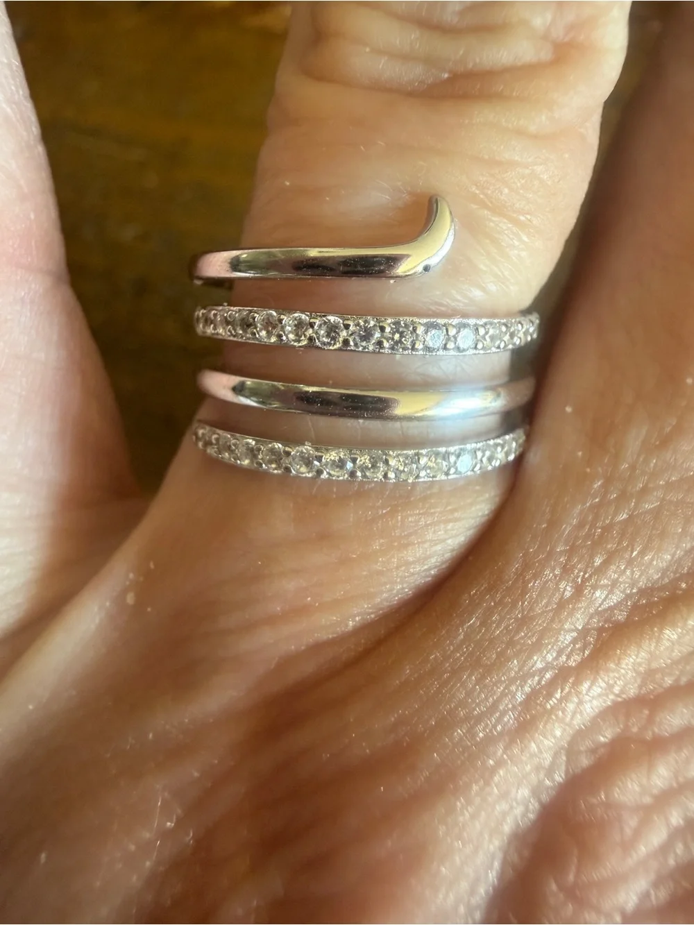 Diamonique sterling silver
